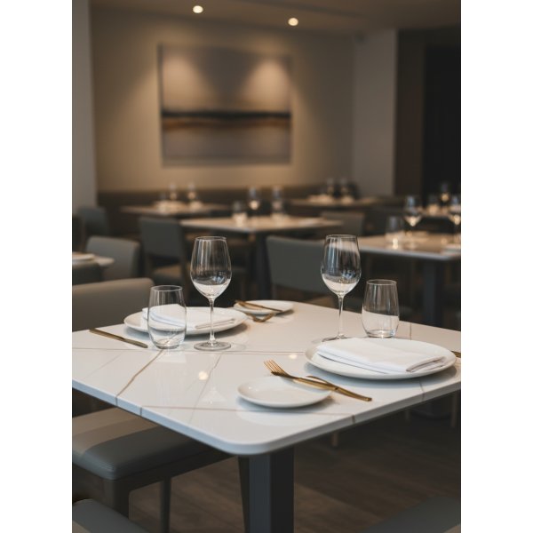 Plateau de table Matt Lauren White |  - Plateaux de table