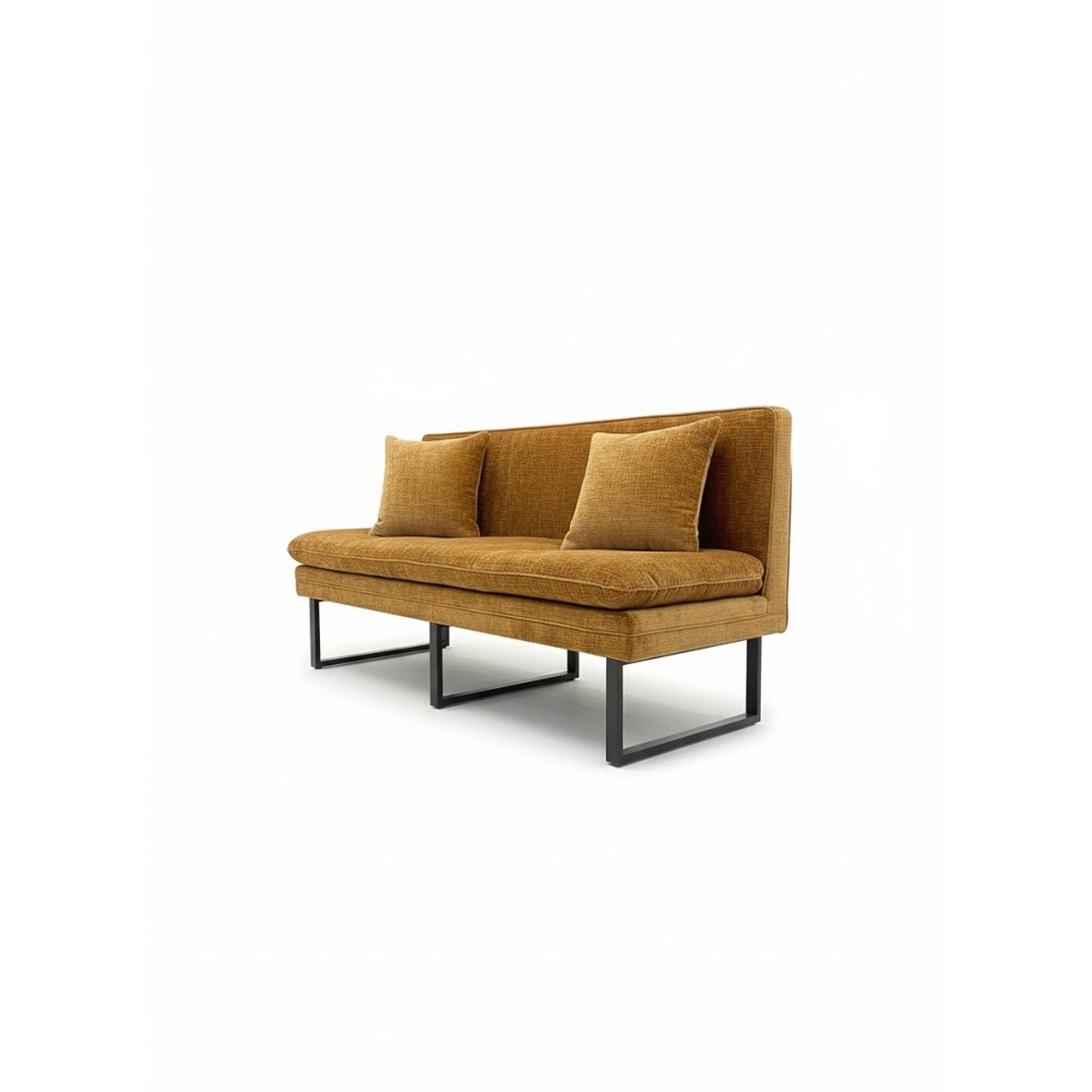 Banquette sur pied Como Ocre |  - Professionnels