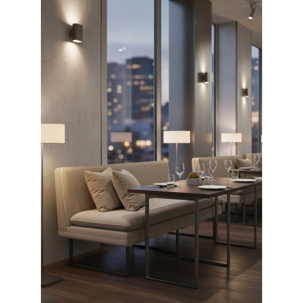 Banquette sur pied Como Beige |  - Professionnels