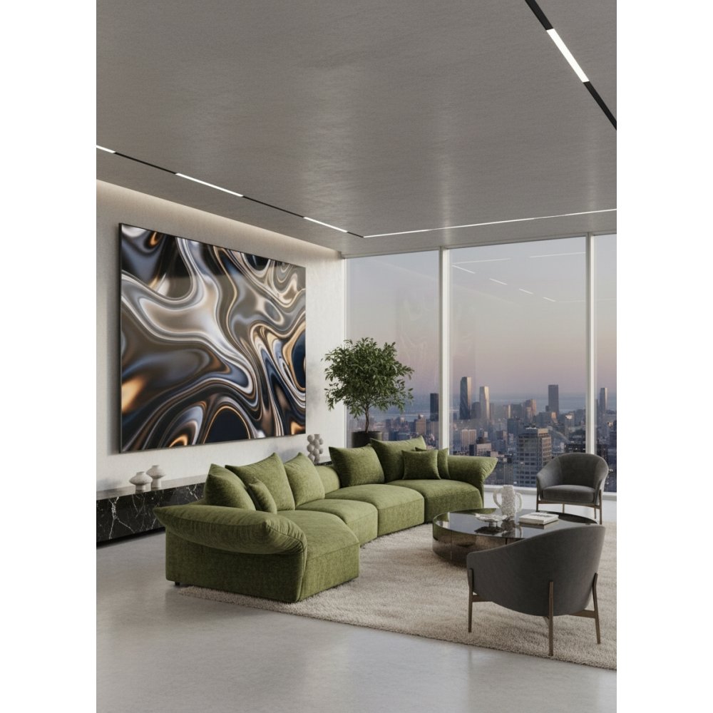 Canapé BOSTON vert |  - Boutique