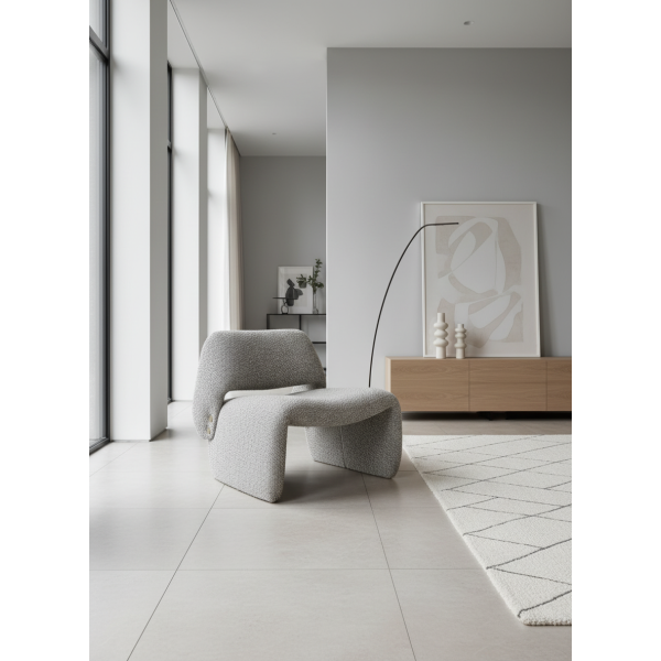 Fauteuil ROMA bouclette