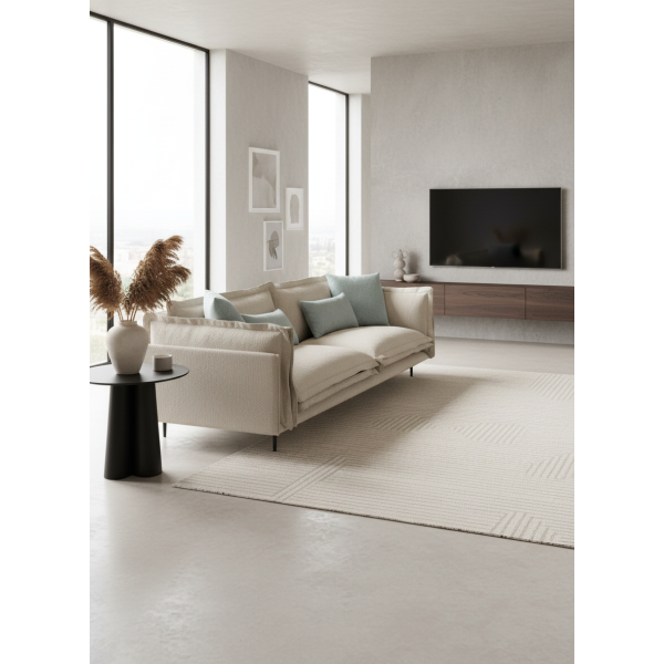 Canapé Amsterdam Beige 260cm |  - Canapés