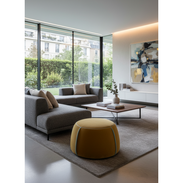 Pouf PRINCE tondo 50 cm