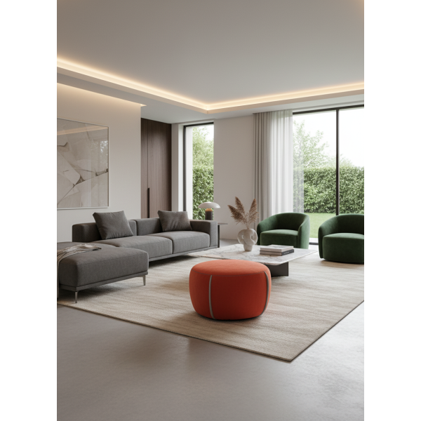 Pouf PRINCE tondo 60 cm