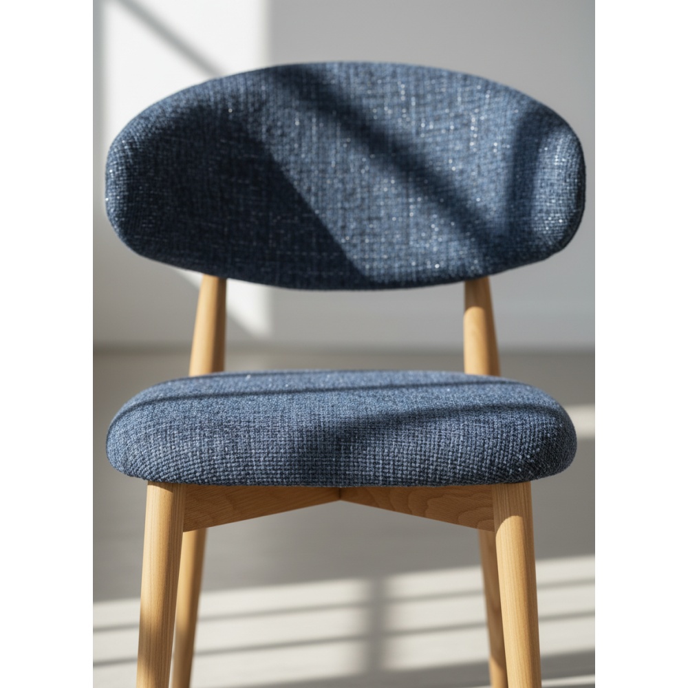 Chaise Jaspe Naturel & Bleu | L'Empreinte - Boutique