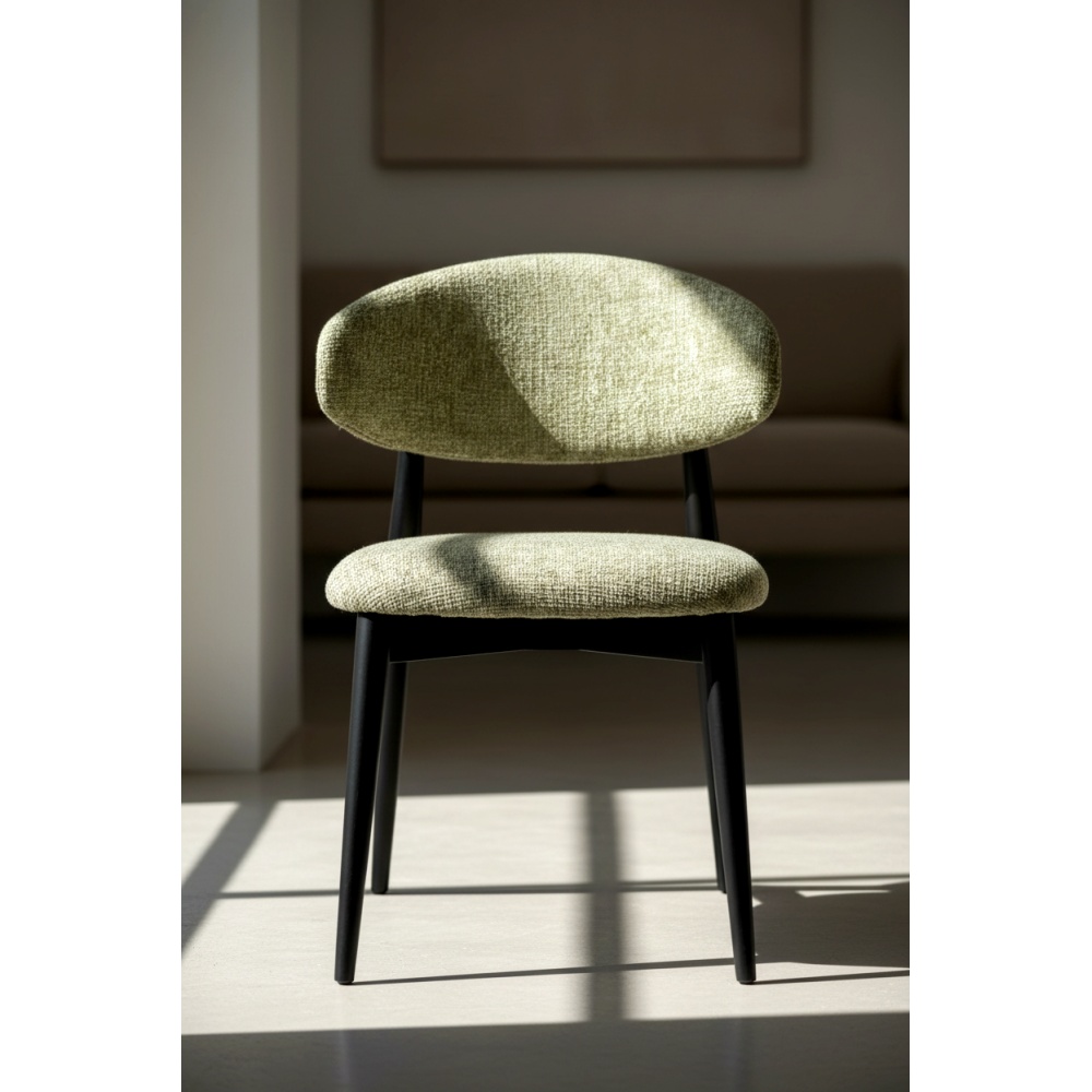 Chaise Jaspe Black & Green |  - Boutique