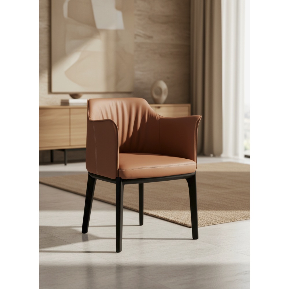 Fauteuil bridge camel | L'Empreinte - Chaises