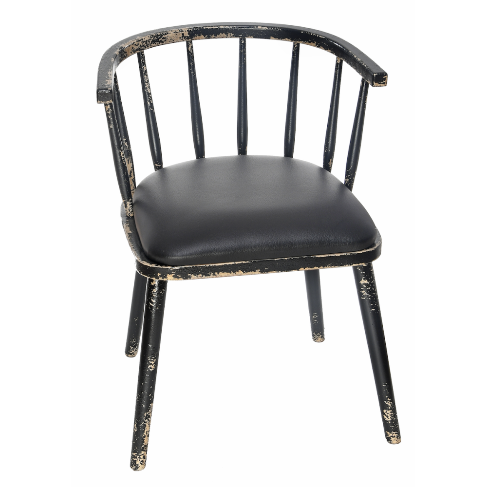 Chaise bistrot London noire |  - Chaises