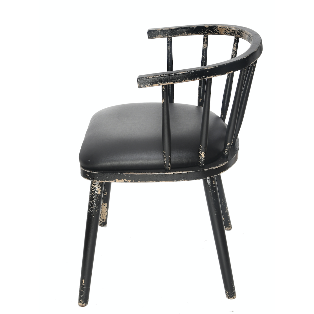 Chaise bistrot London noire |  - Chaises