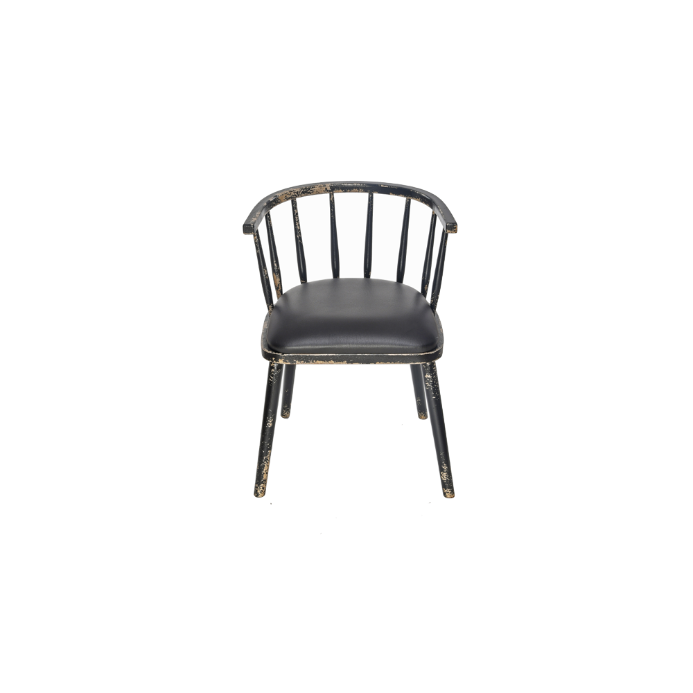 Chaise bistrot London noire |  - Chaises