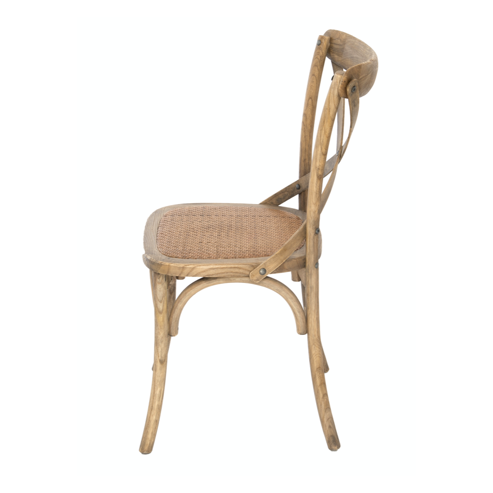 Chaise bistrot Cassidy naturel |  - Chaises