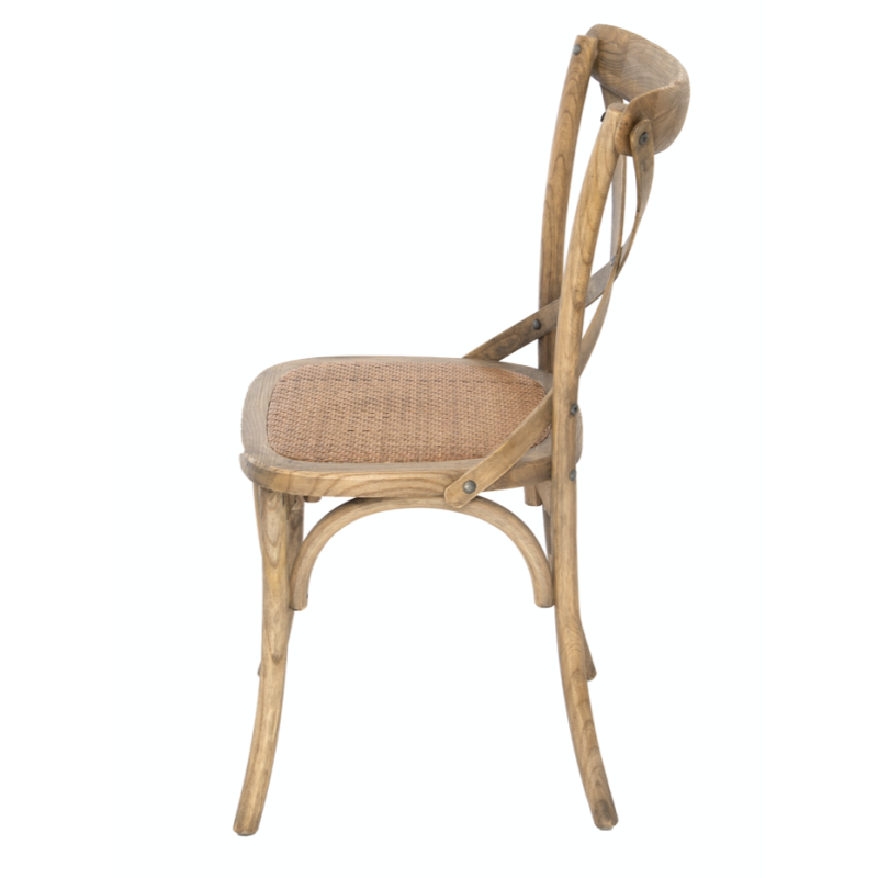 Chaise bistrot Cassidy naturel |  - Chaises