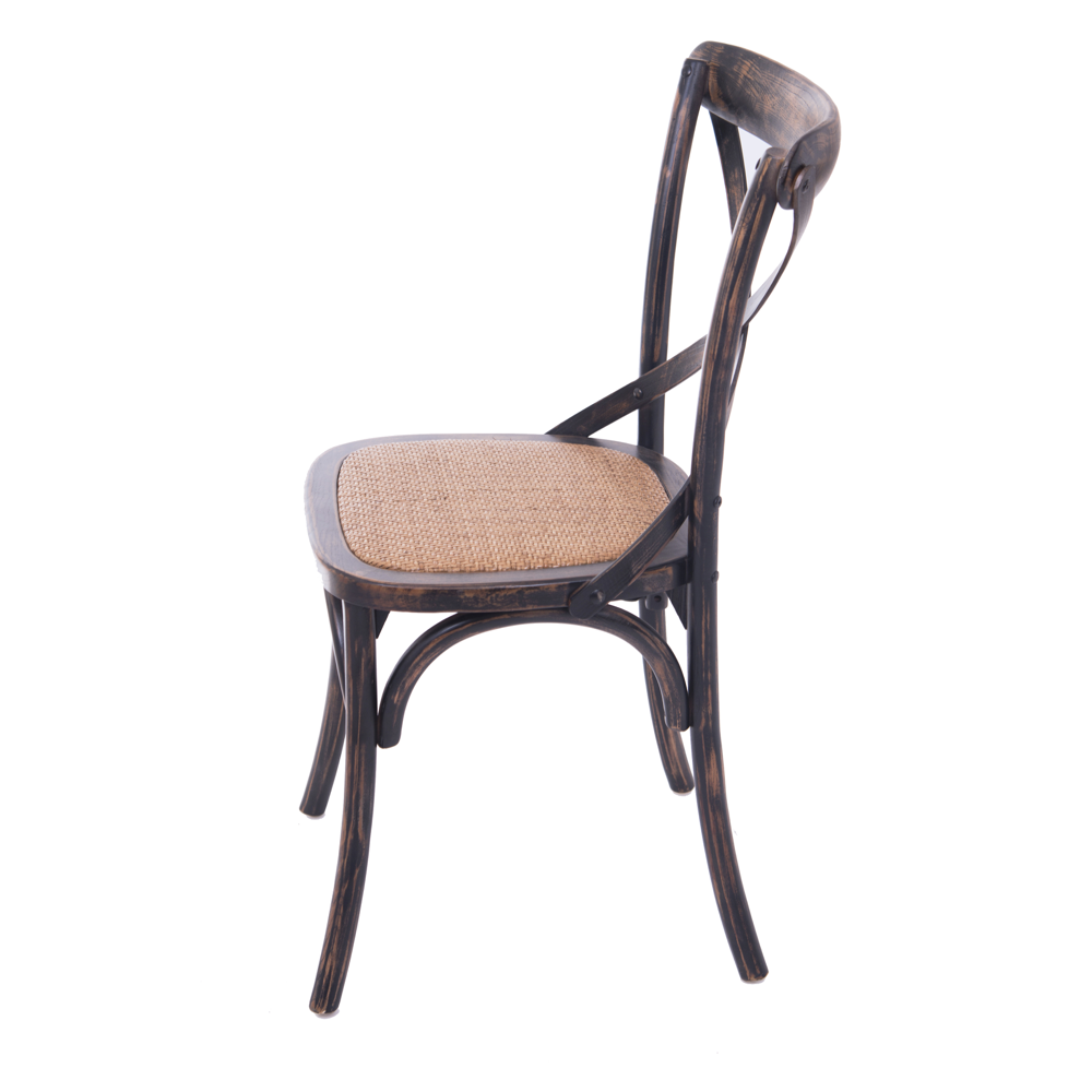 Chaise bistrot Cassidy brown antique |  - Chaises