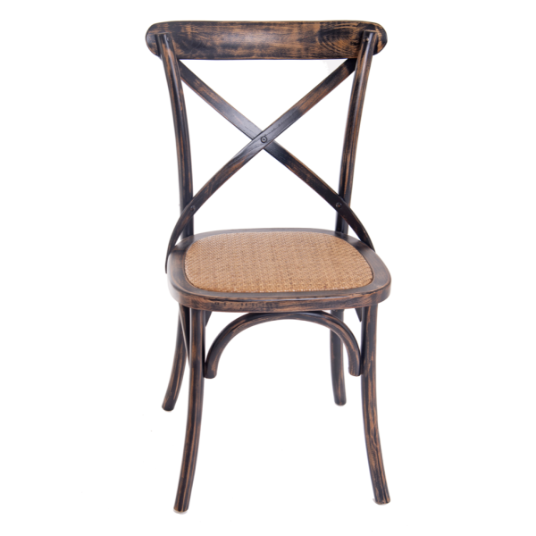Chaise bistrot Cassidy brown antique |  - Chaises