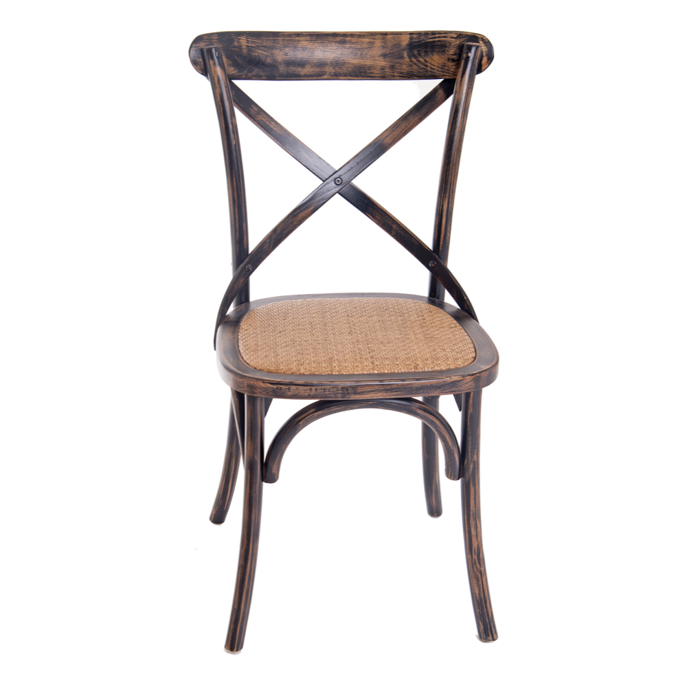 Chaise bistrot Cassidy brown antique |  - Chaises