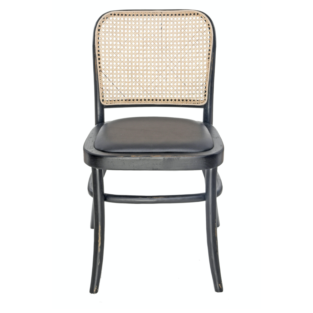 Chaise Cannage Cassidy Black Antique |  - Boutique